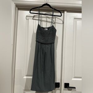 Tulum collections Gray Spaghetti Strap Dress